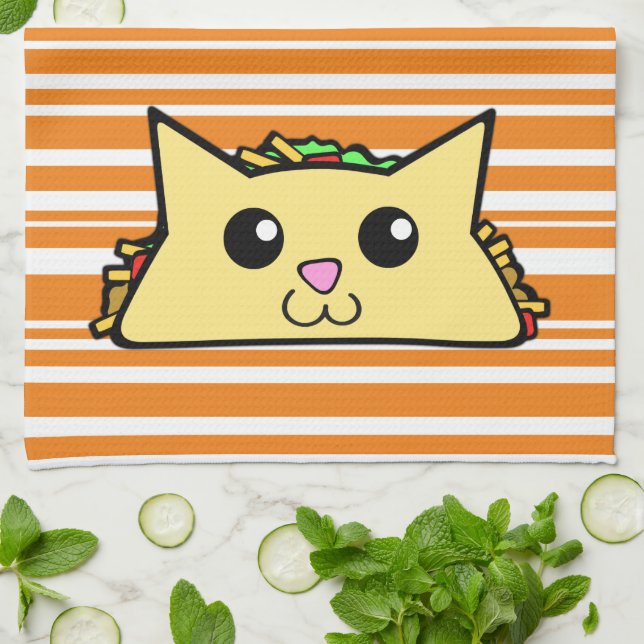 Taco Cat  US Kitchen Towel (Folded)