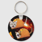 Taco Cats Space Keychain