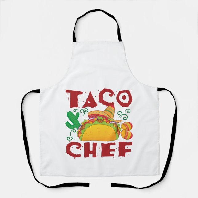 Taco Chef Taco Truck Apron (Front)