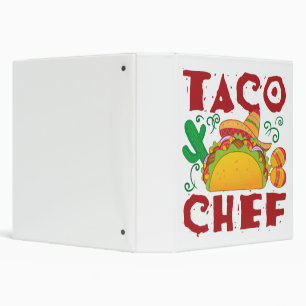Taco Chef Taco Truck Binder
