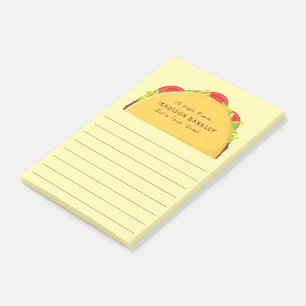 Taco Cute Kids Post-it Notes