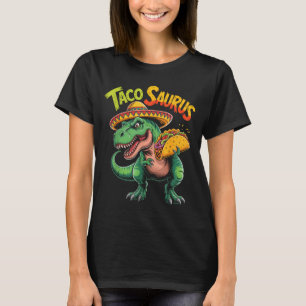 Taco dinosaur t rex funny cinco de mayo tacosaurus T-Shirt