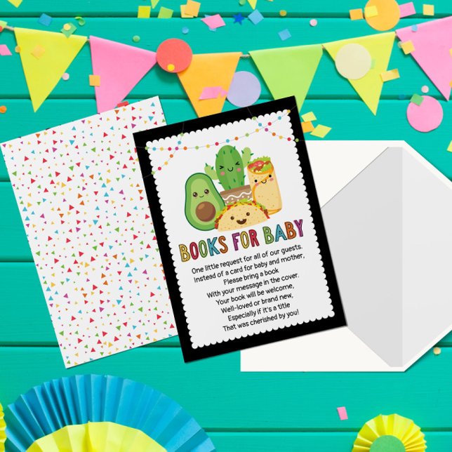 Taco Fiesta Carte de Demande de Livre, Livres Pour (Créateur téléchargé)