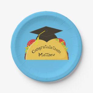 Taco Fiesta Graduation Party Mexican Paper Plate