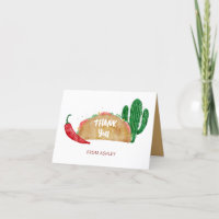 Taco Fiesta Personalized Baby or Bridal Shower