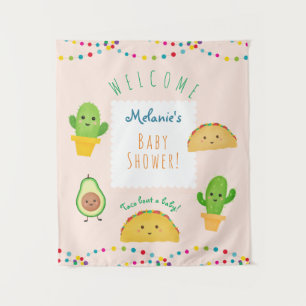 Taco   Fiesta Taco Bout a Baby shower welcome sign Tapestry