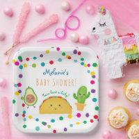 Taco fiesta theme baby shower