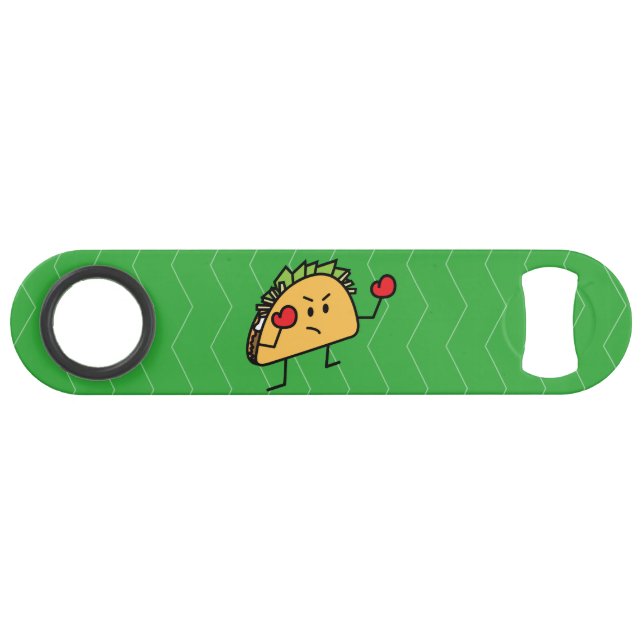 Taco Fighter Boxer tortilla shell gloves Bar Key (Front (Horizontal))