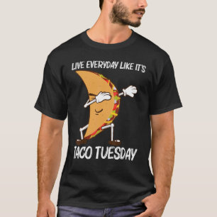 Taco For Men Women Mexican Street Food Dish T-Shirt