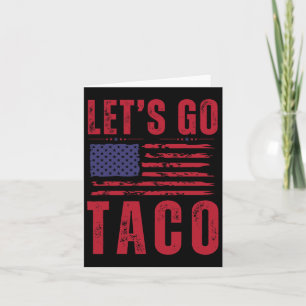 Taco Funny Let's Go Taco Shirt Men Women 1  Card
