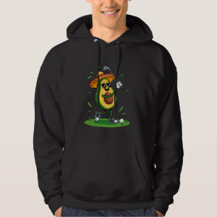 Taco Golf Player Cinco De Mayo Mexican Golfer Food Hoodie