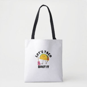 "Taco Guitar T-Shirt – Funny Mexican Food Tee" Tote Bag