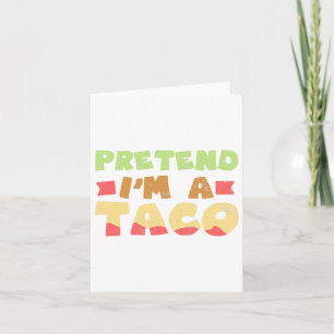 Taco Halloween Costume Design Pretend I'm A Gift Card
