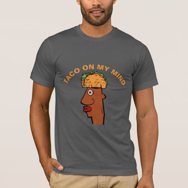 Taco Head, edit text, T-Shirt (Front)
