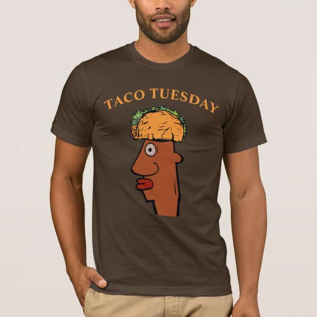 Taco Head, edit text T-Shirt (Front)