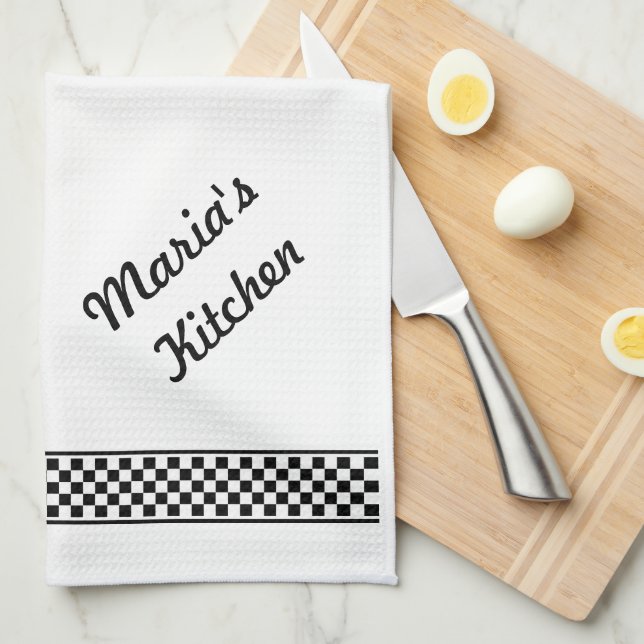 Taco & Hot Sauce - Hola! Kitchen Towel (Quarter Fold)