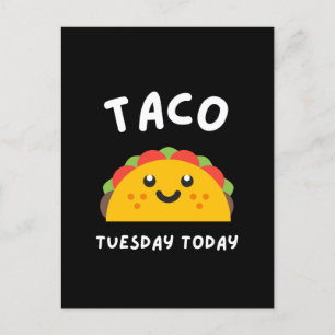 TACO MARDI AUJOURD'HUI Carte postale