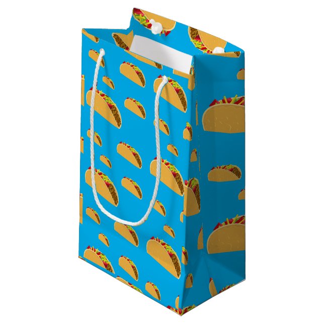 Taco Mardi Design - Sac Cadeau - Petit (Devant Angle)