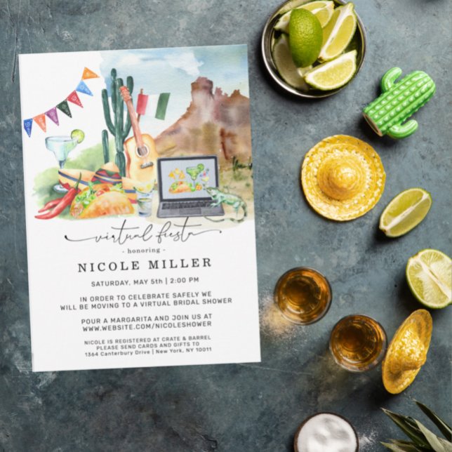 Taco Margarita Fiesta | Virtual Bridal Shower (Creator Uploaded)