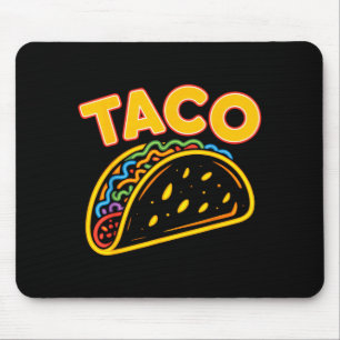 Taco mexican food  mouse pad