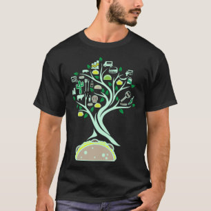 Taco Mexican Tacos Tree Of Life Yoga Celtic Viking T-Shirt