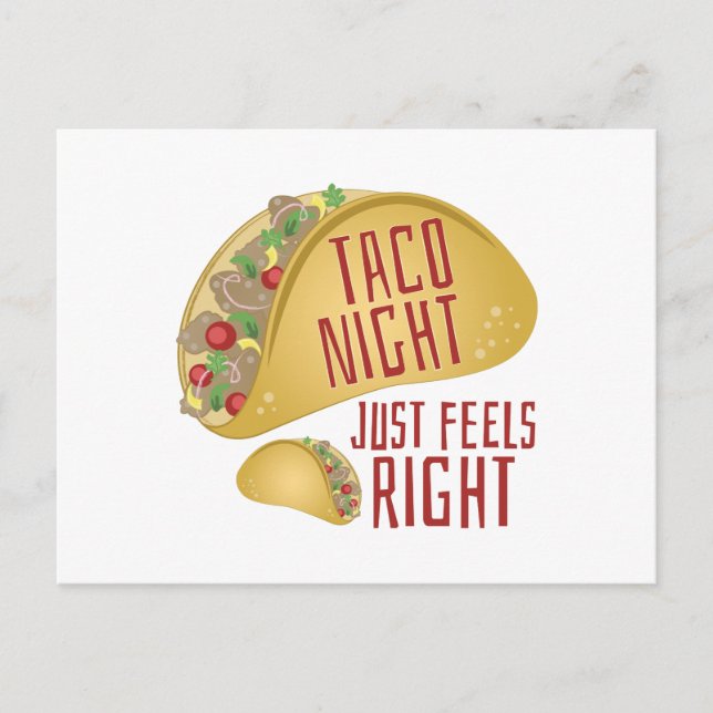 Taco Night Postcard (Front)