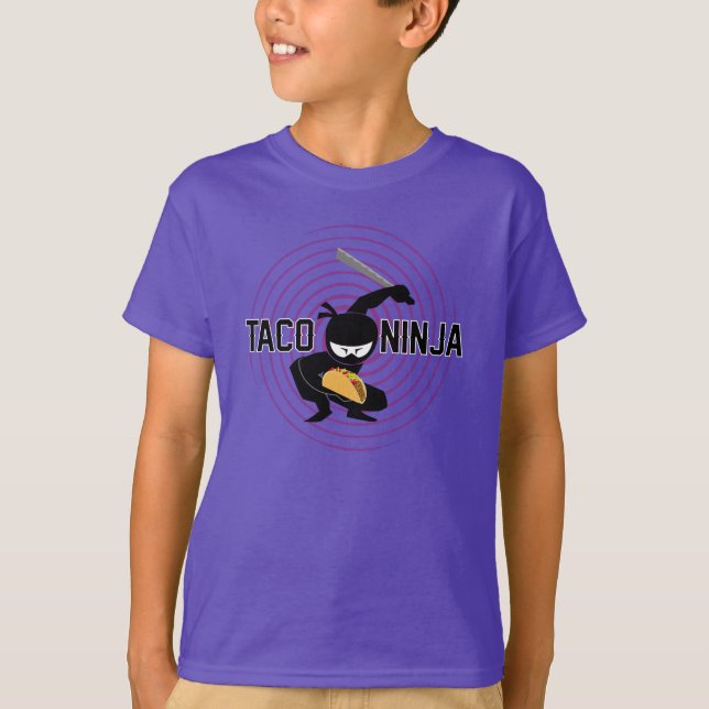 Taco Ninja Design - Kids' Basic T-Shirt (Front)