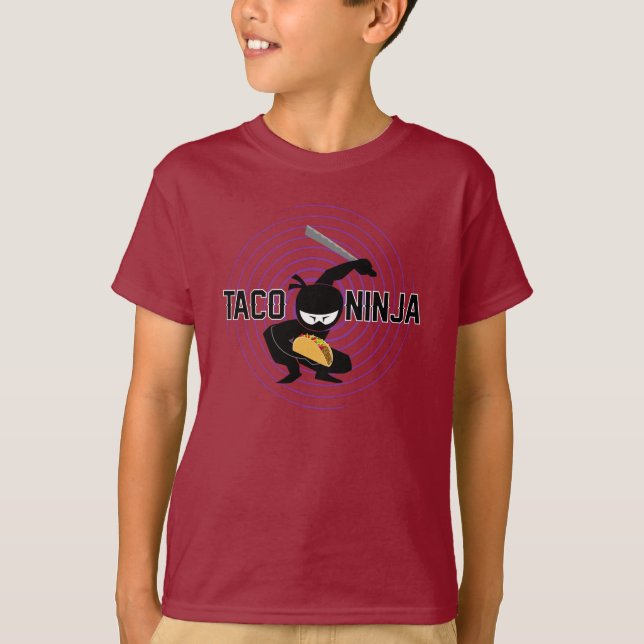 Taco Ninja Design - Kids' Basic T-Shirt (Front)