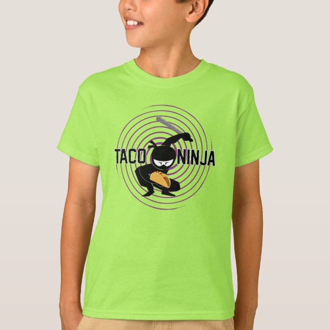 Taco Ninja Design - Kids' Basic T-Shirt (Front)