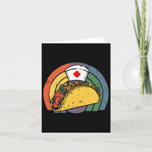Taco Nurse Stethoscope Cinco De Mayo Nurse Women S Card
