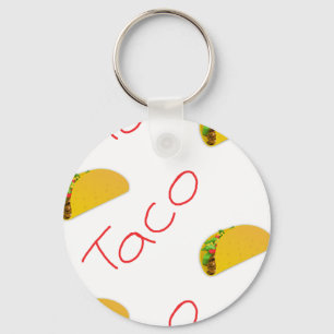 Taco pattern on keychain