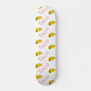 Taco pattern on skateboard