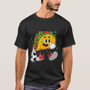 Taco playing soccer mexican cinco de mayo sombrero T-Shirt