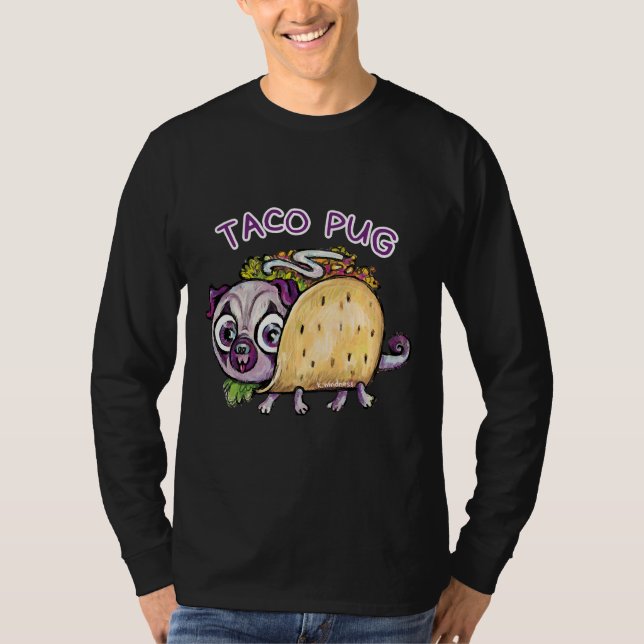 Taco Pug Classic T-Shirt 253 (Front)