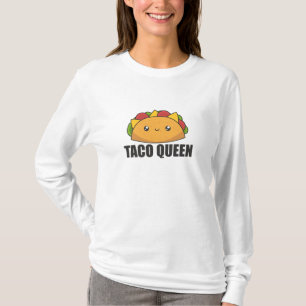 Taco Queen Cinco De Mayo Tacos Funny Food T-Shirt
