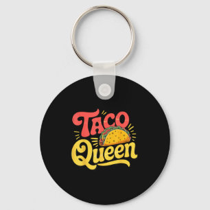 Taco queen keychain
