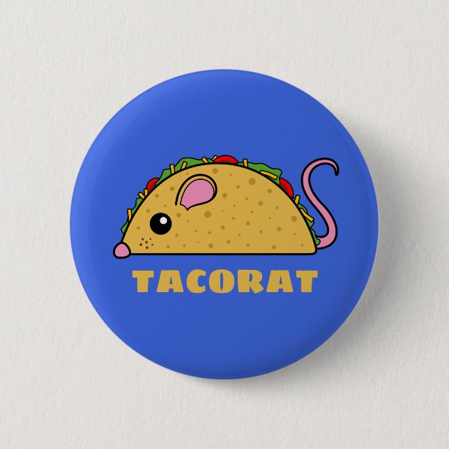 Taco Rat Button (Front)