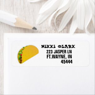 TACO RETURN ADDRESS LABELS