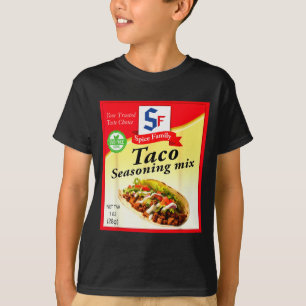 Taco Seasoning Mix Funny Mexico Cinco De Mayo Grou T-Shirt