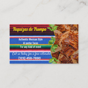 Taco service Business Cards