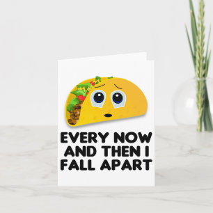 Taco Shirt Fall Autumn Thanksgiving Halloween Card