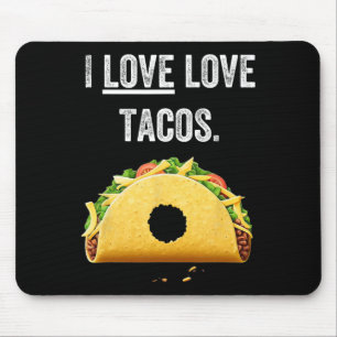 Taco Shirts For Men Funny Cinco De Mayo Mexican Fo Mouse Pad