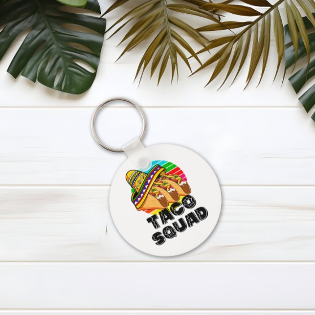Taco Squad, Cinco de Mayo Keychain (Taco Squad Keychain)