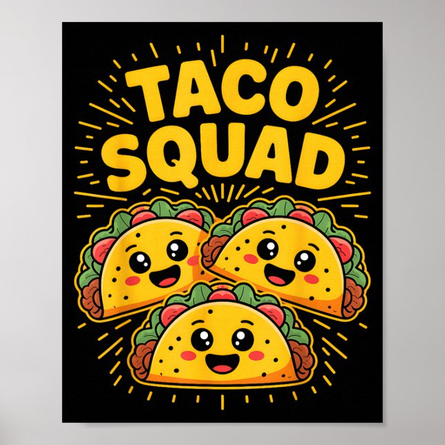 Taco squad cinco de mayo  poster (Front)