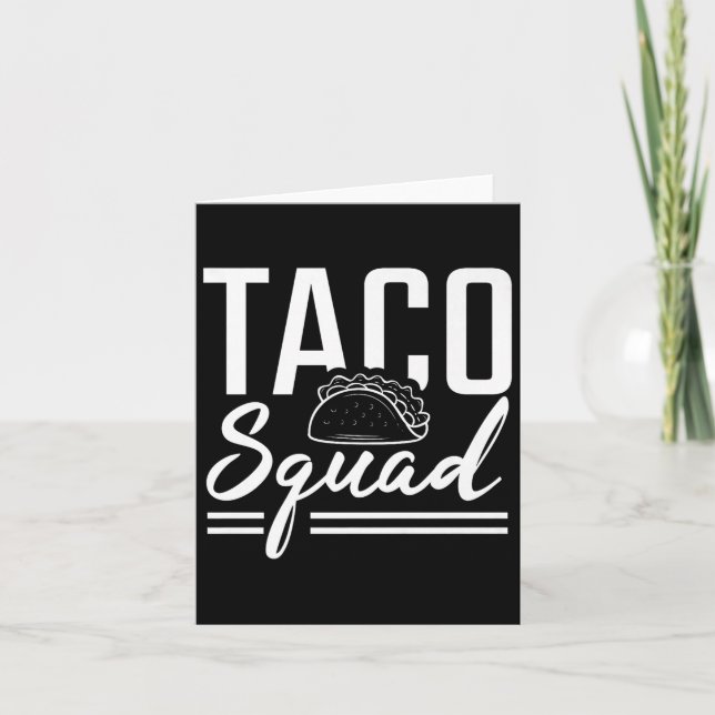 Taco Squad Premium  Card (Front)