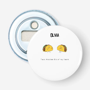 taco themed bottle opener, cute couple  opener