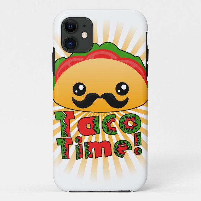 Taco Time Case-Mate iPhone Case (Back)