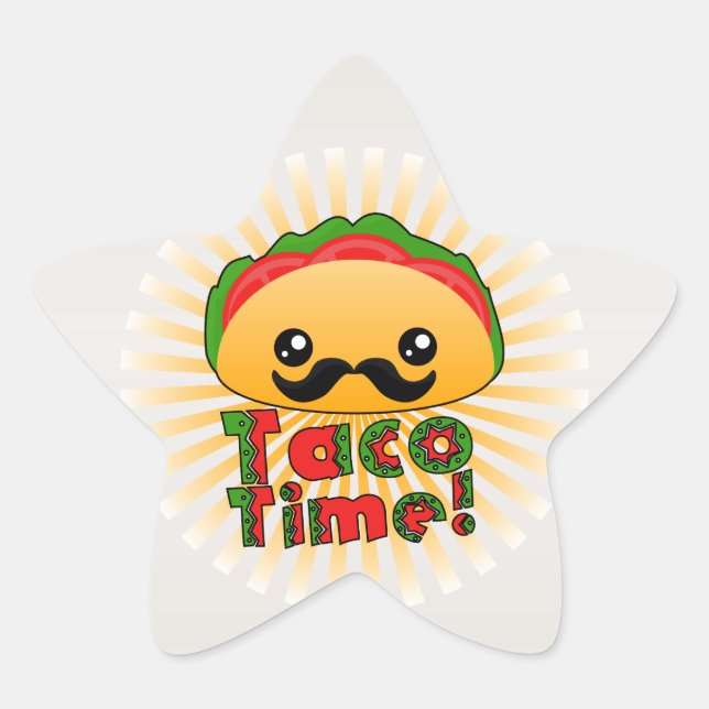 Taco Time Star Sticker (Front)