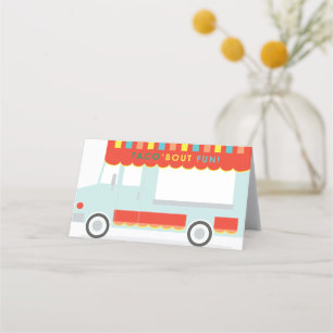 Taco Truck Foldover Labels for Taco Bar! Place Card