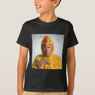 Taco Trump Always Chickens Out Funny Tariffs Humor T-Shirt